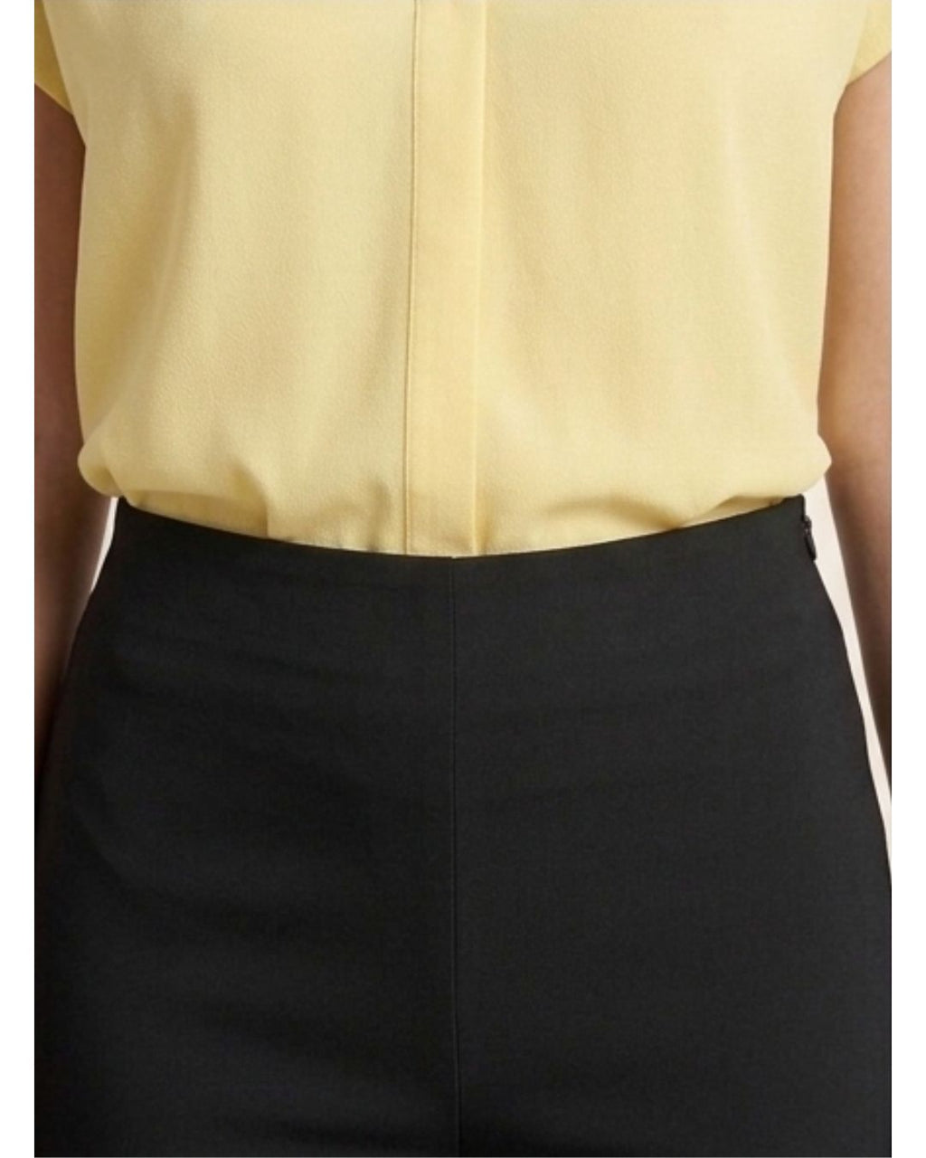 Black bootleg trousers